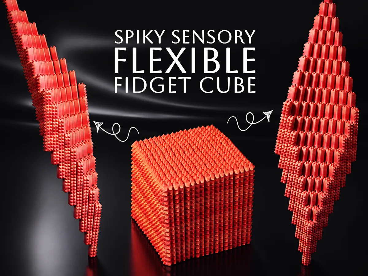 Spiky Sensory Fidget Cube
